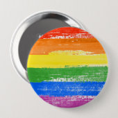 LGBT Pride Paint Ronde Button 4,0 Cm (Voorkant /achterkant)