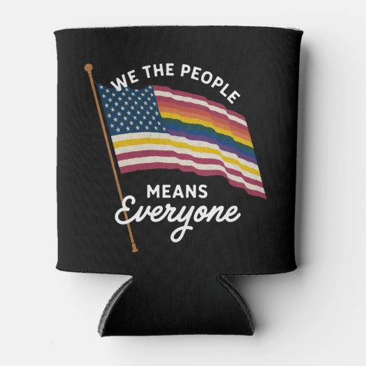 LGBT Pride Parade Wij, het volk, bedoelen iedereen Blikjeskoeler (Voorkant)