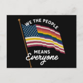 LGBT Pride Parade Wij, het volk, bedoelen iedereen Briefkaart (Voorkant)