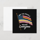 LGBT Pride Parade Wij, het volk, bedoelen iedereen Kaart (Voorkant / Achterkant)