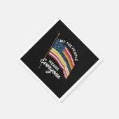 LGBT Pride Parade Wij, het volk, bedoelen iedereen Servet (Hoek)