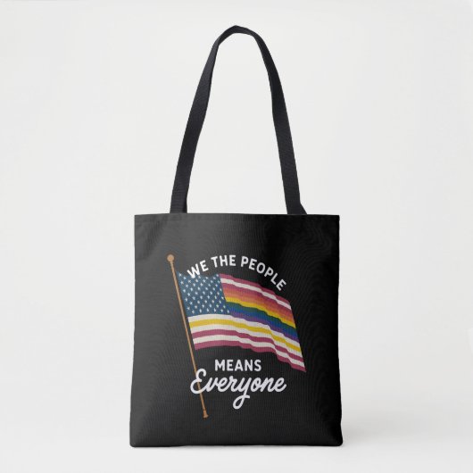 LGBT Pride Parade Wij, het volk, bedoelen iedereen Tote Bag (Voorkant)