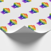 LGBT Pride Power Fist Wrapping Paper Cadeaupapier (Hoek)