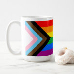 LGBT PRIDE (Progress Pride) Koffiemok<br><div class="desc">LGBT Progress Pride Flags, LGBT-Shirten en Queer Apparel, ontworpen door LgbtShirts.comToon uw mensen van de Kleur Pride, Humor en Stijl op het ruilen van de Vlag met inbegrip van: LGBT Progress Pride Flags, LGBT Progress Pride Clothing, LGBT Progress Pride T-shirts, LGBT Progress Pride Stickers, LGBT Progress Pride Mokken, LGBT Progress...</div>