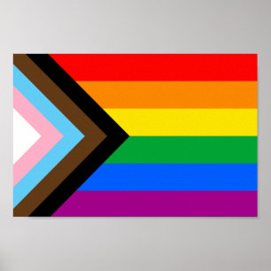 LGBT PRIDE (Progress Pride) Poster
