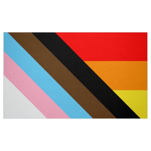 LGBT PRIDE (Progress Pride) Stof (Fat Quarter)