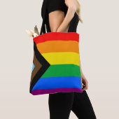 LGBT PRIDE (Progress Pride) Tote Bag (Dichtbij)