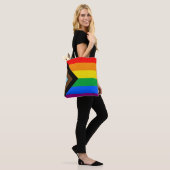 LGBT PRIDE (Progress Pride) Tote Bag (Op model)