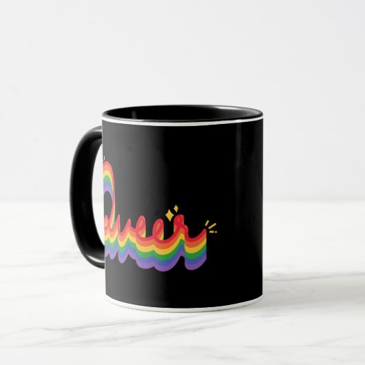 LGBT+ Pride. Queer liefde. Mok (Voorkant links)