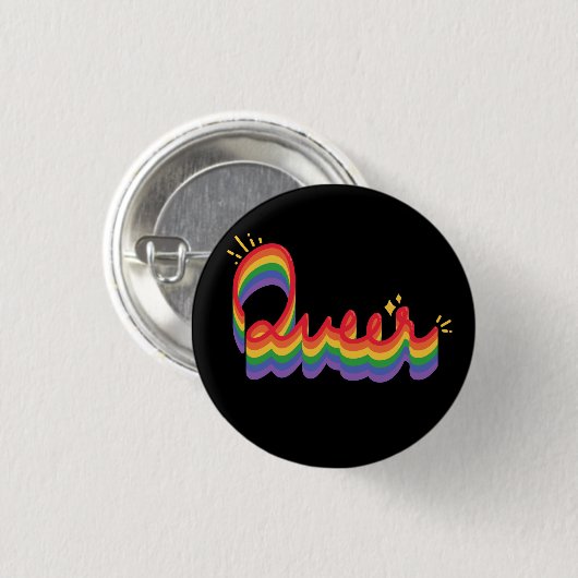 LGBT+ Pride. Queer liefde. Ronde Button 3,2 Cm (Voorkant /achterkant)
