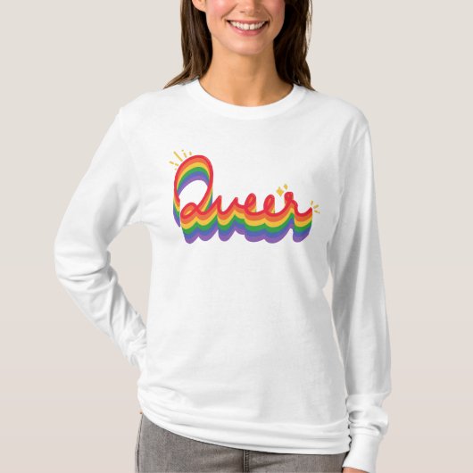LGBT+ Pride. Queer liefde. T-shirt (Voorkant)