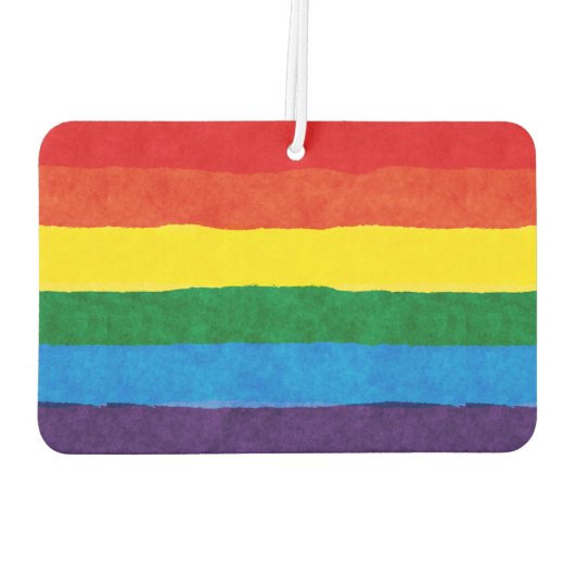 LGBT Pride Rainbow Air Freshner Luchtverfrisser (Achterkant)
