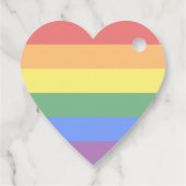 LGBT Pride Rainbow Bedankjes Labels (Achterkant)