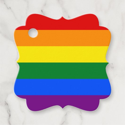 LGBT Pride Rainbow Bedankjes Labels (Voorkant)