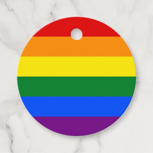 LGBT Pride Rainbow Bedankjes Labels (Voorkant)