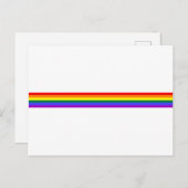 LGBT Pride Rainbow Briefkaart (Voorkant / Achterkant)