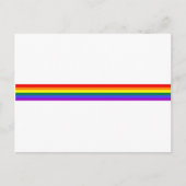 LGBT Pride Rainbow Briefkaart (Voorkant)