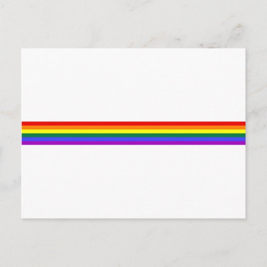 LGBT Pride Rainbow Briefkaart (Voorkant)