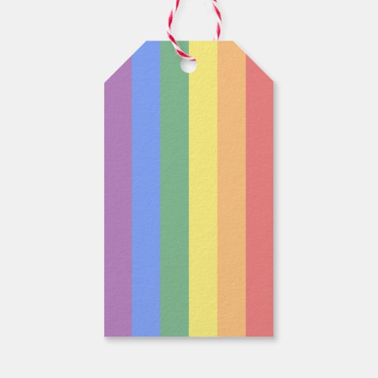 LGBT Pride Rainbow Cadeaulabel (Achterkant)