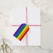 LGBT Pride Rainbow Cadeaulabel (Met Touw)