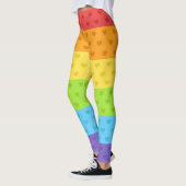 LGBT Pride Rainbow Color Hearts Leggings (Links)