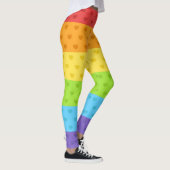LGBT Pride Rainbow Color Hearts Leggings (Rechts)