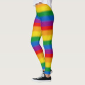 LGBT Pride Rainbow Color Strips Leggings (Links)