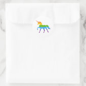 LGBT Pride Rainbow Eenhoorn Sticker (Tas)