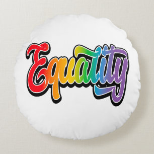 LGBT Pride Rainbow Flag Equality Rond Kussen