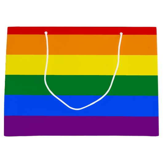LGBT Pride Rainbow Groot Cadeauzakje (Voorkant)