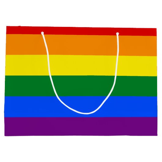 LGBT Pride Rainbow Groot Cadeauzakje (Achterkant)