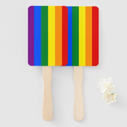 LGBT Pride Rainbow Handwaaier (Voorkant en achterkant)