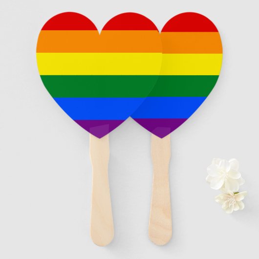 LGBT Pride Rainbow Handwaaier (Voorkant en achterkant)