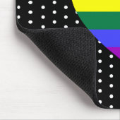 LGBT Pride Rainbow Heart Muismat (Hoek)