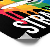 LGBT Pride Rainbow kan niet eens denken aan een re Poster (Hoek)