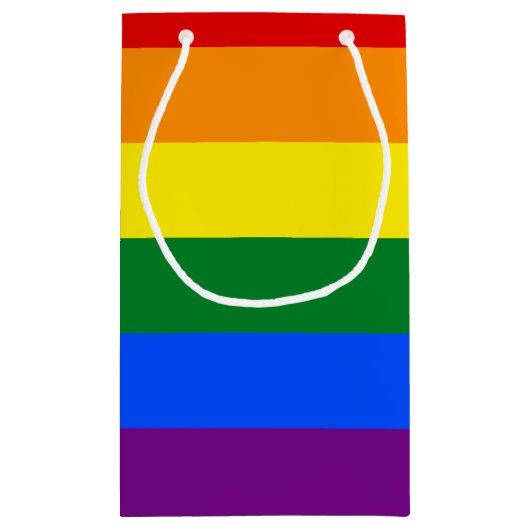 LGBT Pride Rainbow Klein Cadeauzakje (Achterkant)