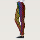 LGBT Pride Rainbow Kleurenpatroon Leggings (Links)
