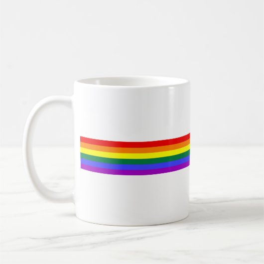 LGBT Pride Rainbow Koffiemok (Links)