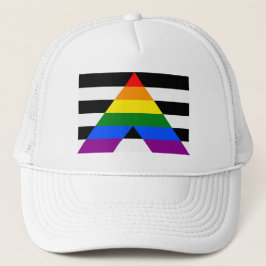 LGBT Pride Rainbow Proud Ally Trucker Pet