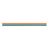 LGBT Pride Rainbow Ribbon Grosgrain Lint (Voorkant)