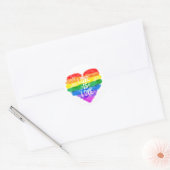 LGBT Pride Rainbow Ronde Sticker (Envelop)