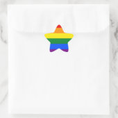 LGBT Pride Rainbow Ster Sticker (Tas)