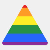 LGBT Pride Rainbow Sticker (Voorkant)