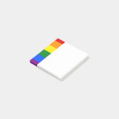 LGBT Pride Rainbow Stripe Post-it Notes (Schuin)
