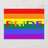 LGBT Pride Rainbow-vlag Briefkaart (Voorkant)