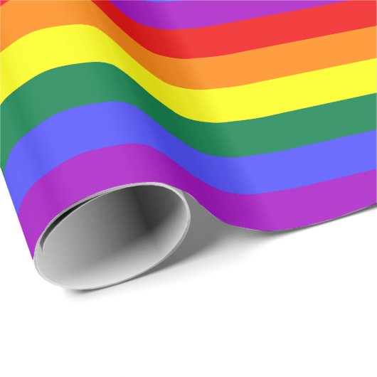 LGBT Pride Rainbow-vlag Cadeaupapier (Rol Hoek)
