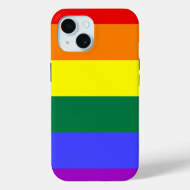 LGBT Pride Rainbow-vlag iPhone 15 Case