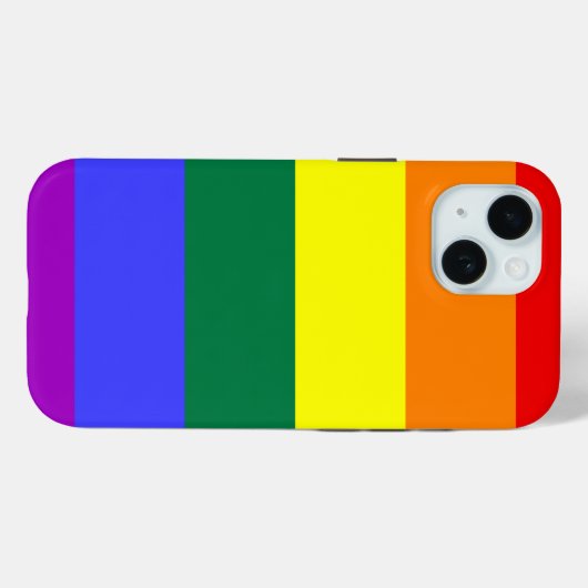 LGBT Pride Rainbow-vlag Case-Mate iPhone Case (Achterkant (horizontaal))