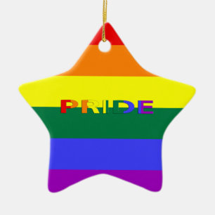 LGBT Pride Rainbow-vlag Keramisch Ornament