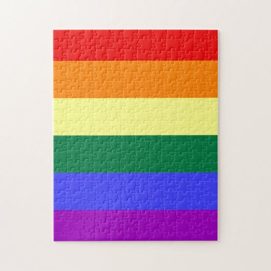 LGBT Pride Rainbow-vlag Legpuzzel (Verticaal)